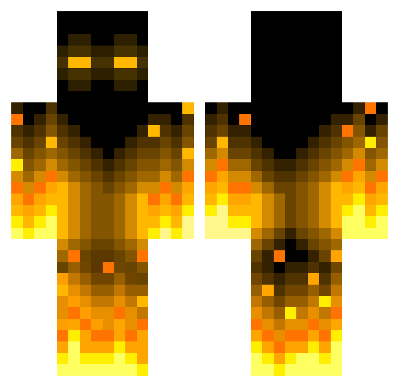 Erwin_Rommel107 Minecraft skin, front and back view