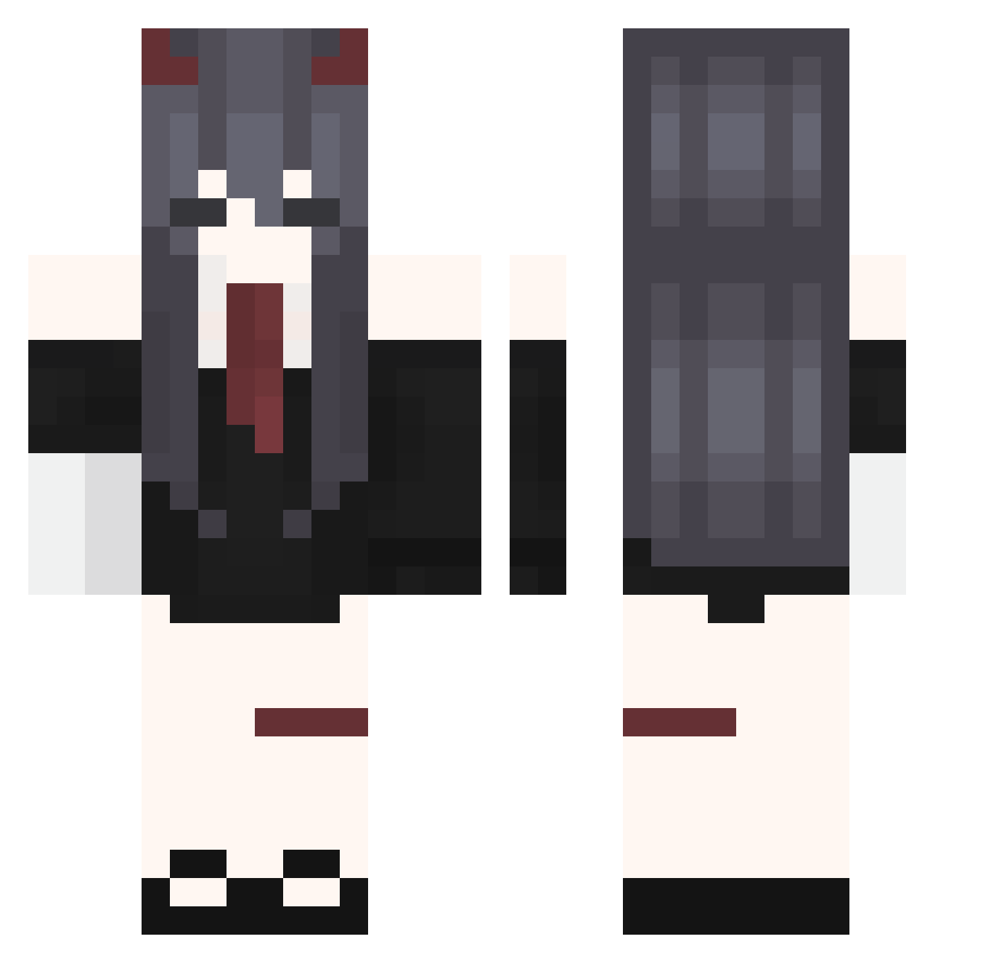 Papi_Giova Minecraft skin, front and back view