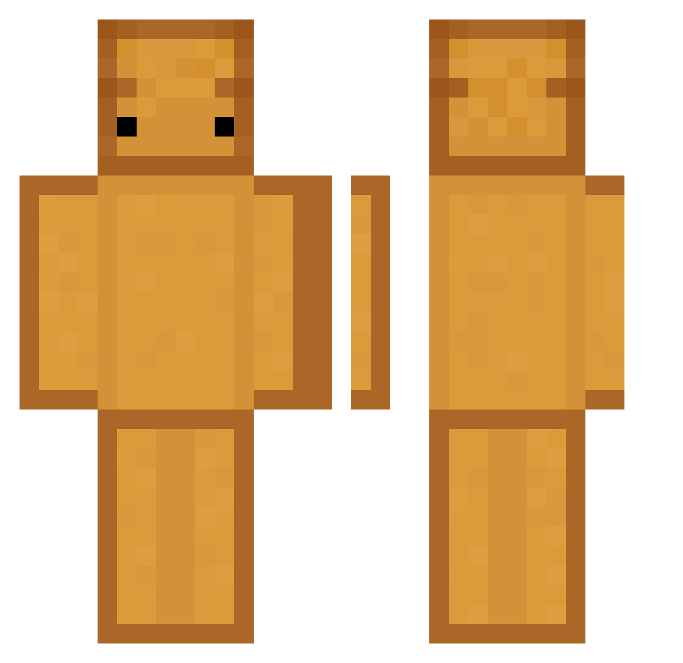 bobdebroodoven Minecraft skin, front and back view