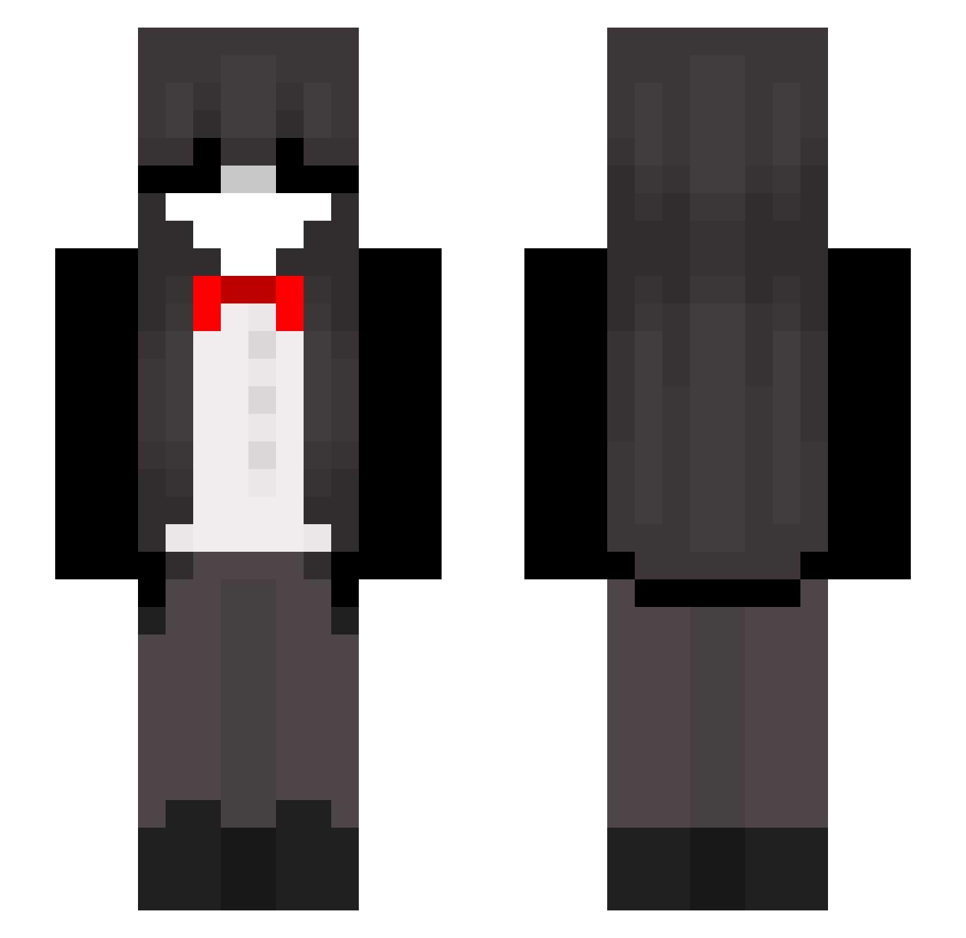 juliusma Minecraft skin, front and back view