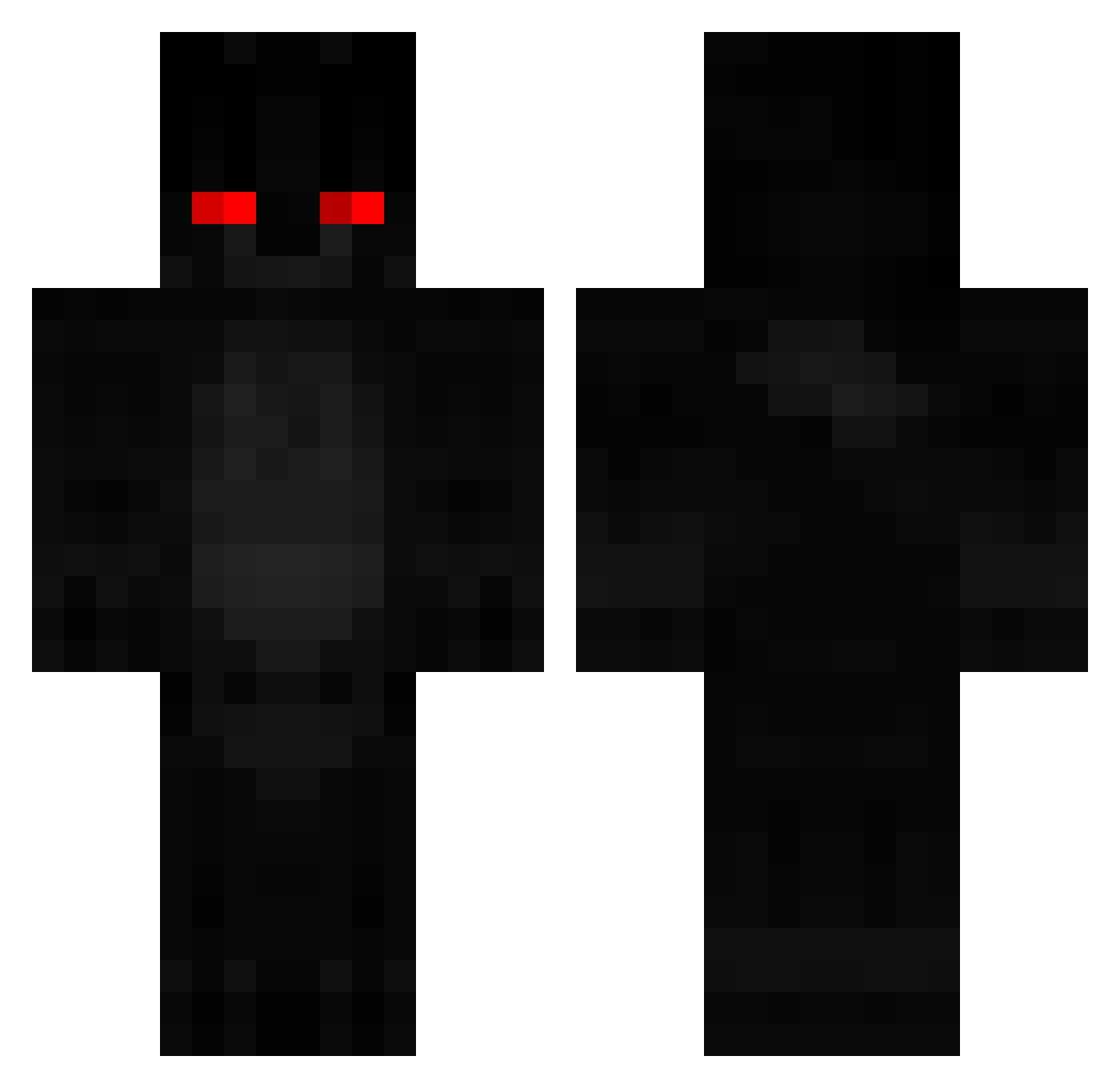happyfeet849 Minecraft skin, front and back view