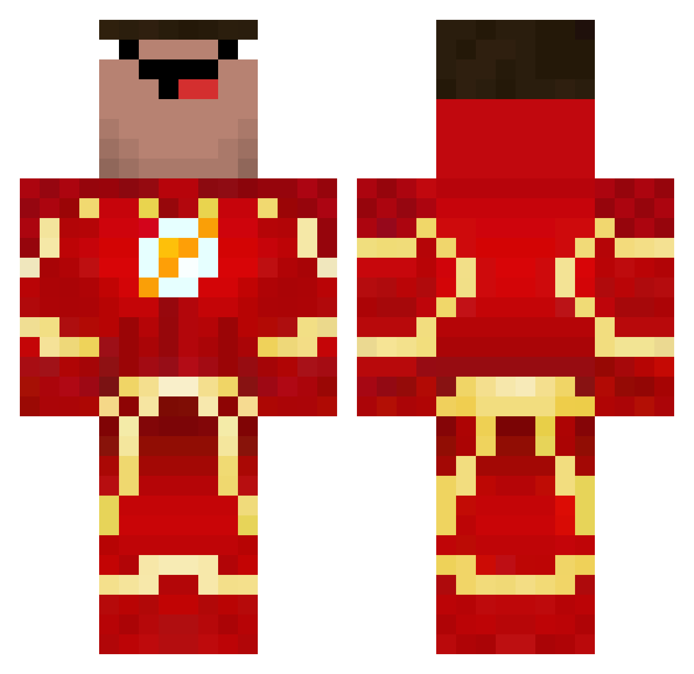 SavoryBiscuit21 Minecraft skin, front and back view
