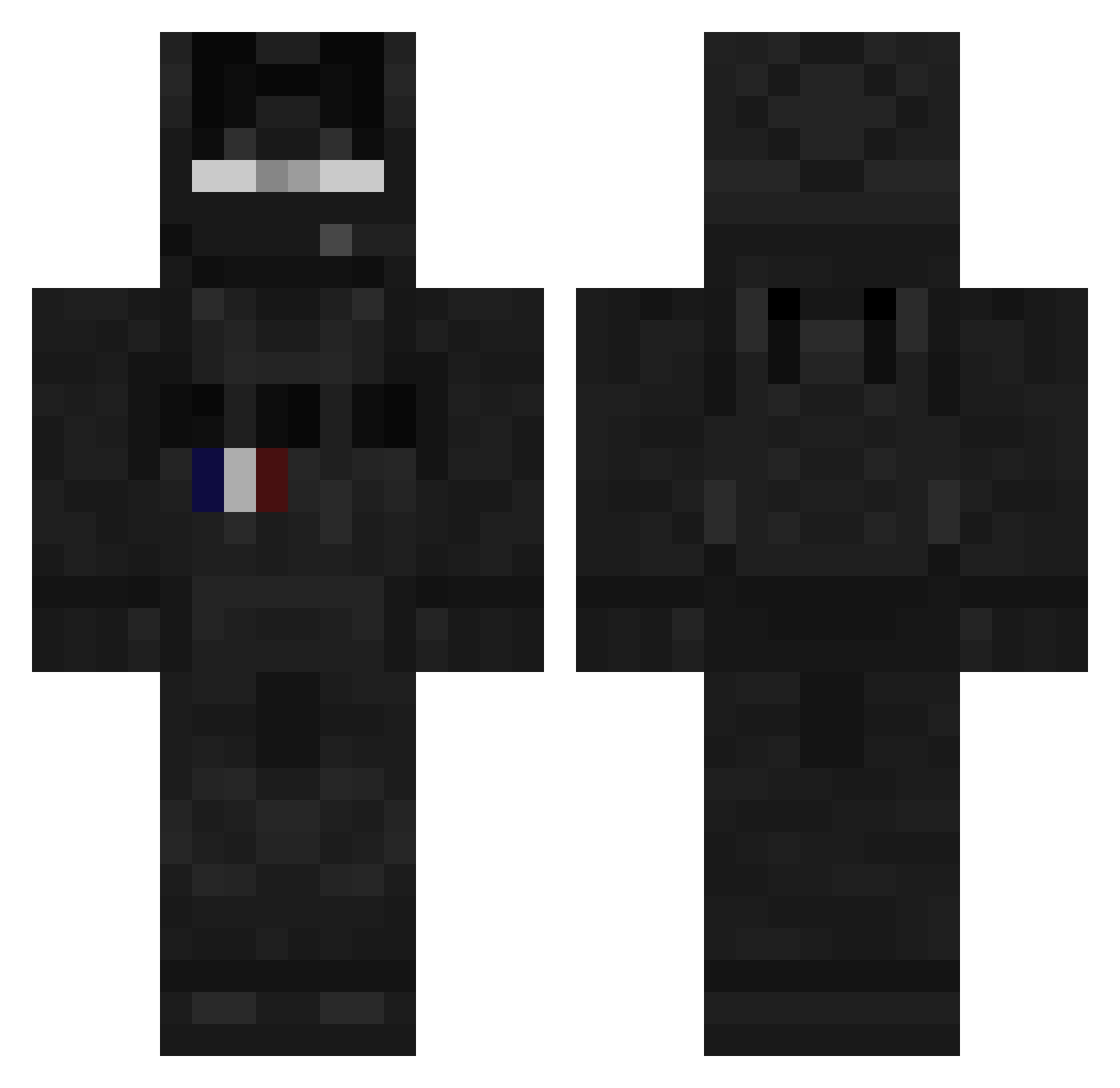 takenokodao9120 Minecraft skin, front and back view
