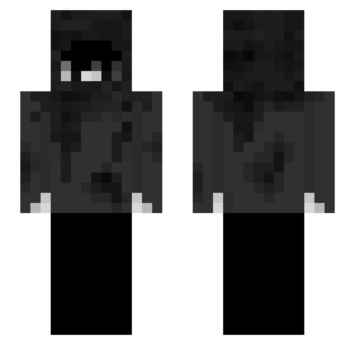 sscarecrow Minecraft skin, front and back view