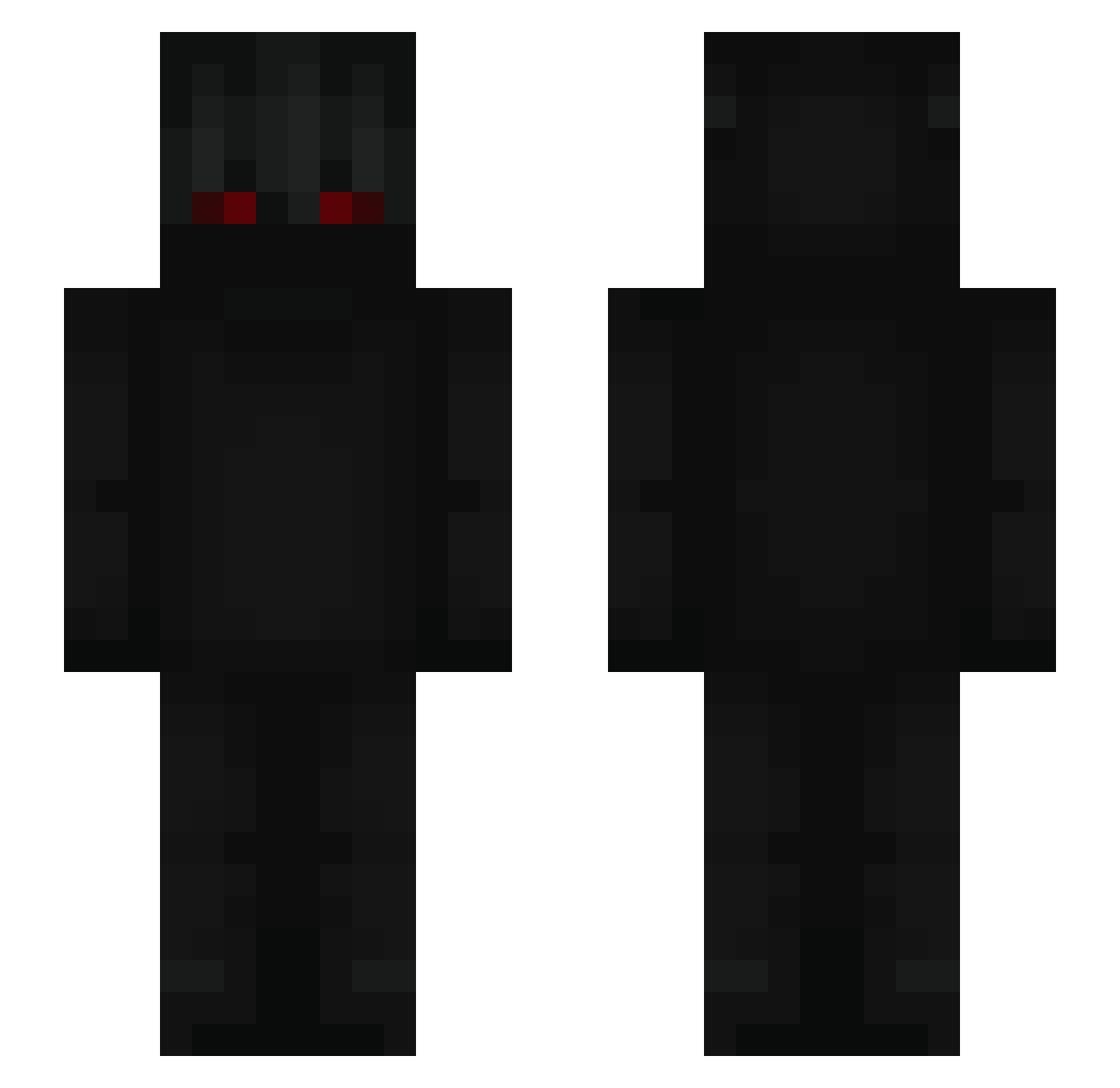 E92iii Minecraft skin, front and back view