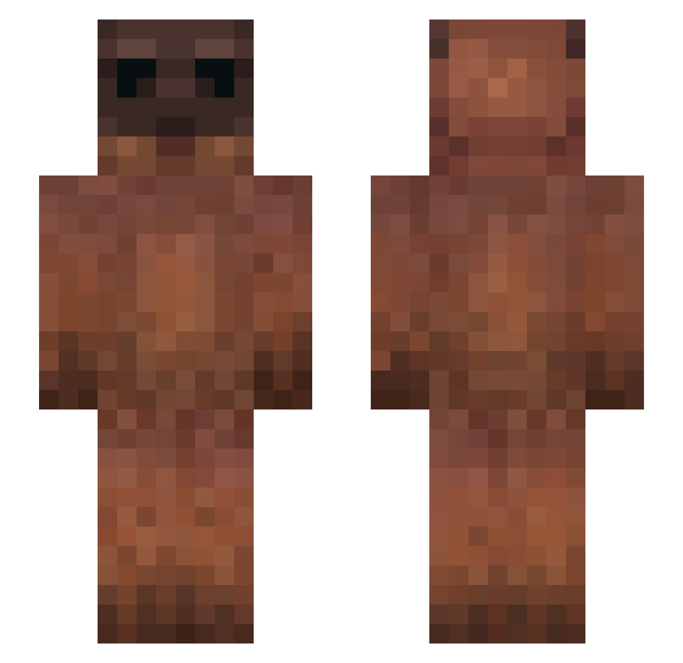 GasjeLenn Minecraft skin, front and back view