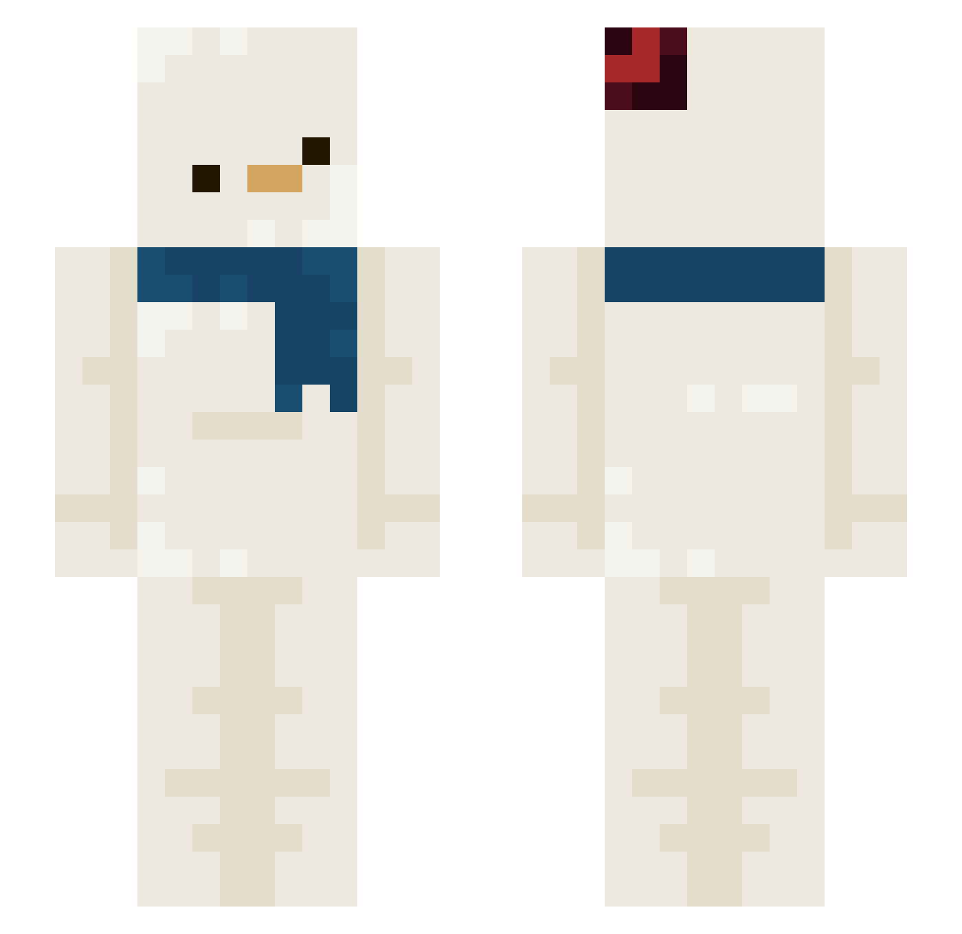 zaaaaaaae Minecraft skin, front and back view