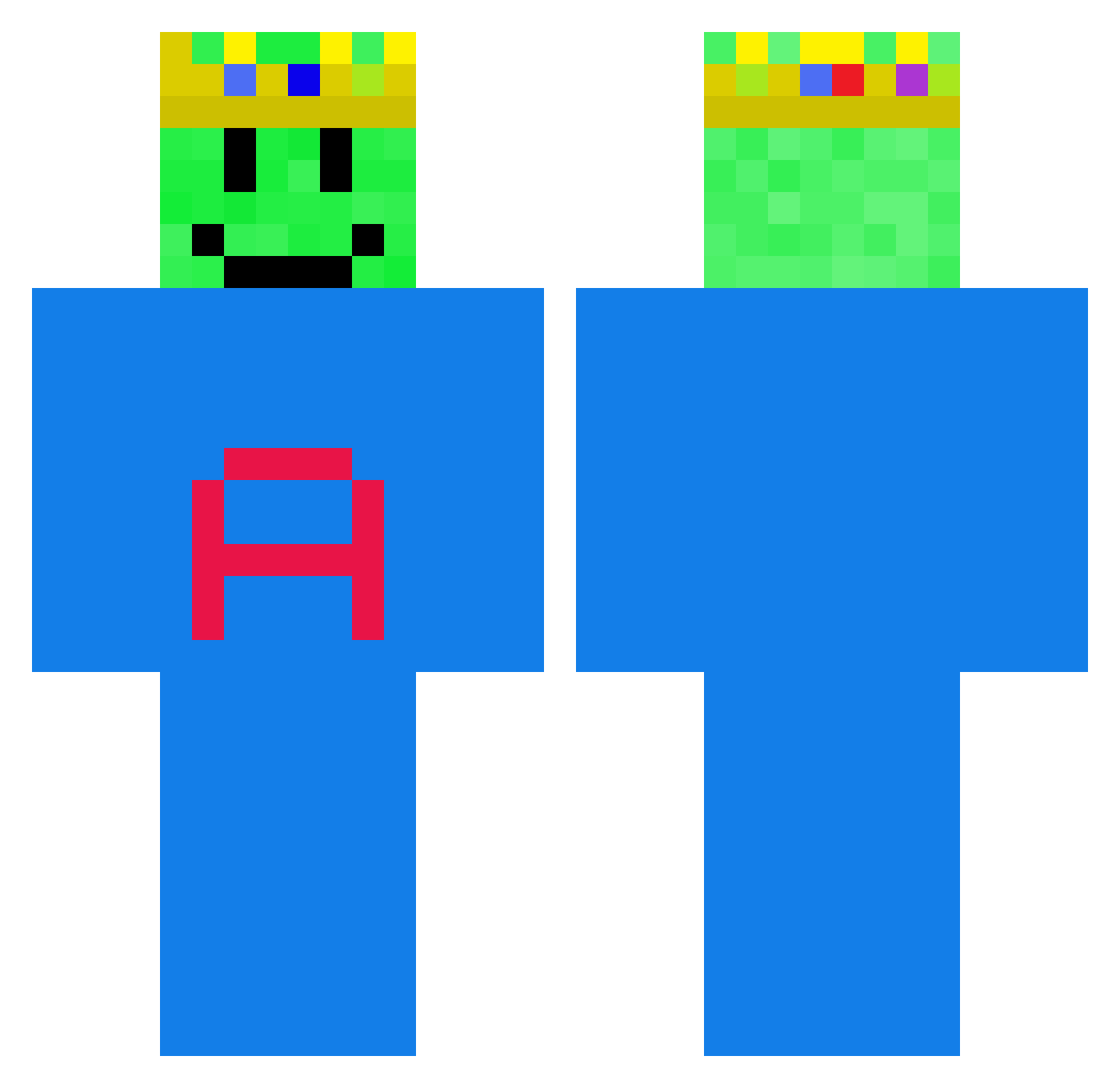 pops_r1z Minecraft skin, front and back view