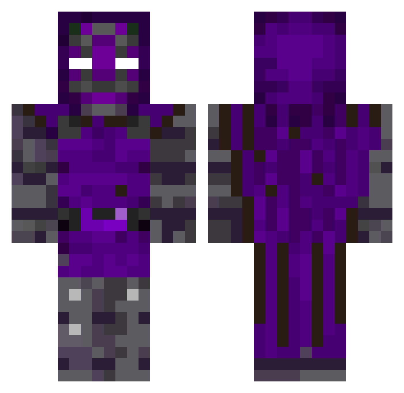 CKreus_ Minecraft skin, front and back view