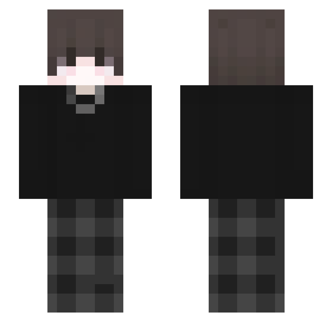 NaB4hh_ Minecraft skin, front and back view