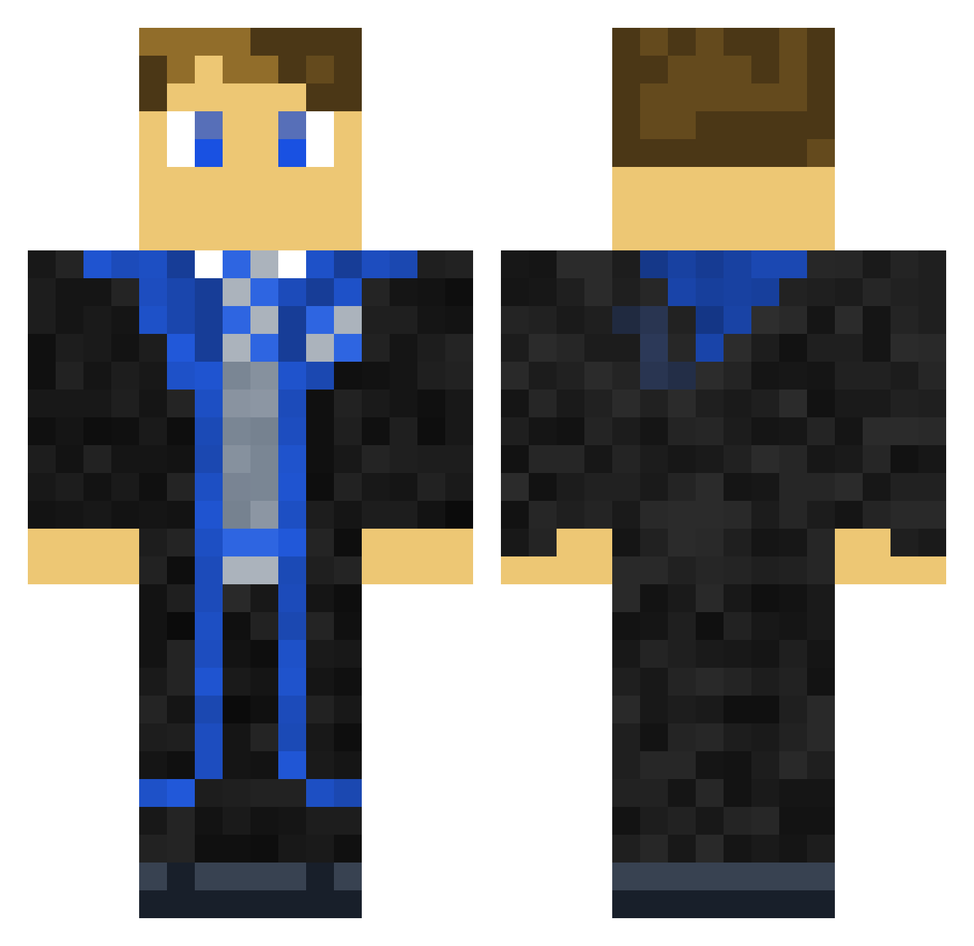 Kyle_1118 Minecraft skin, front and back view