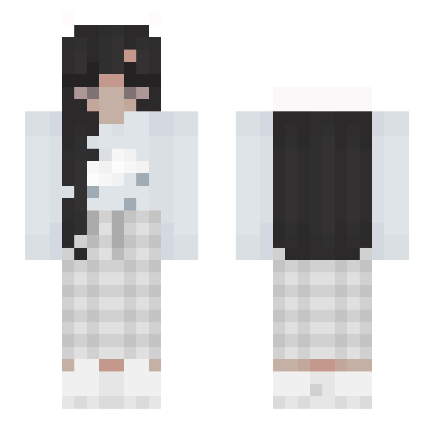 ctrltay Minecraft skin, front and back view