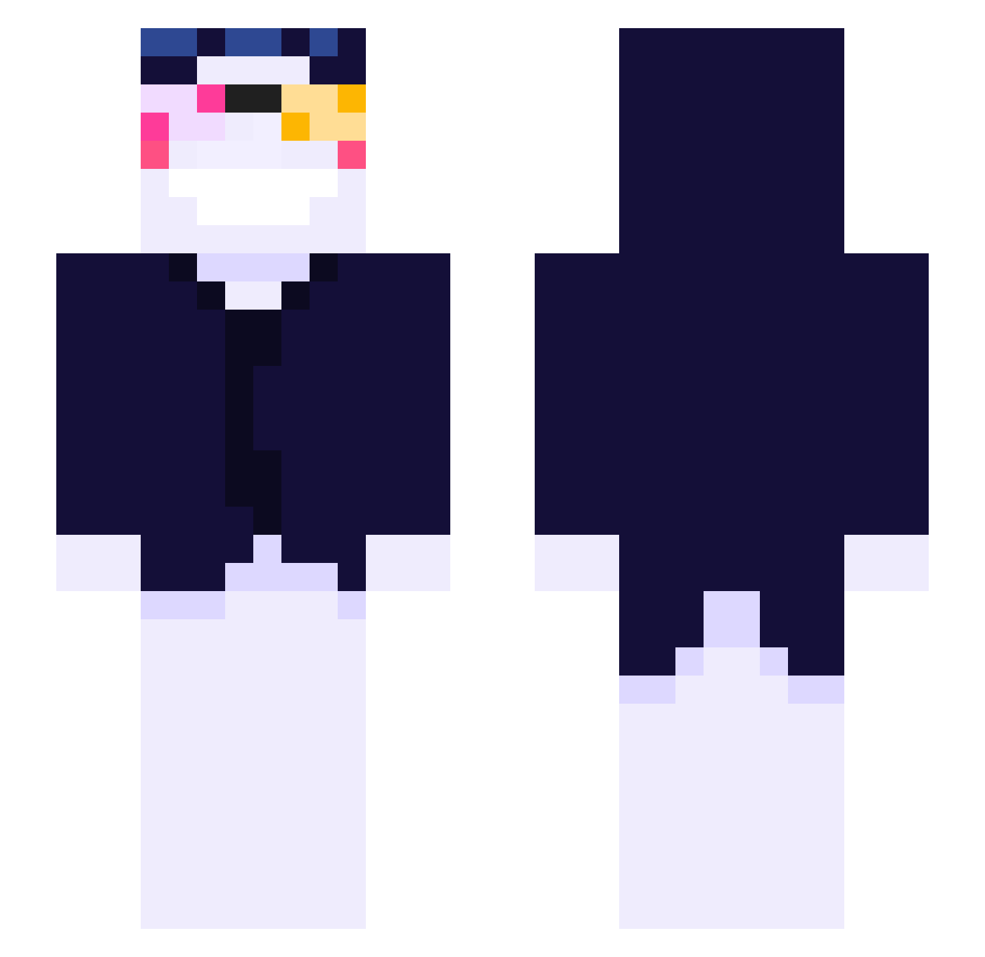 Juanto_ Minecraft skin, front and back view