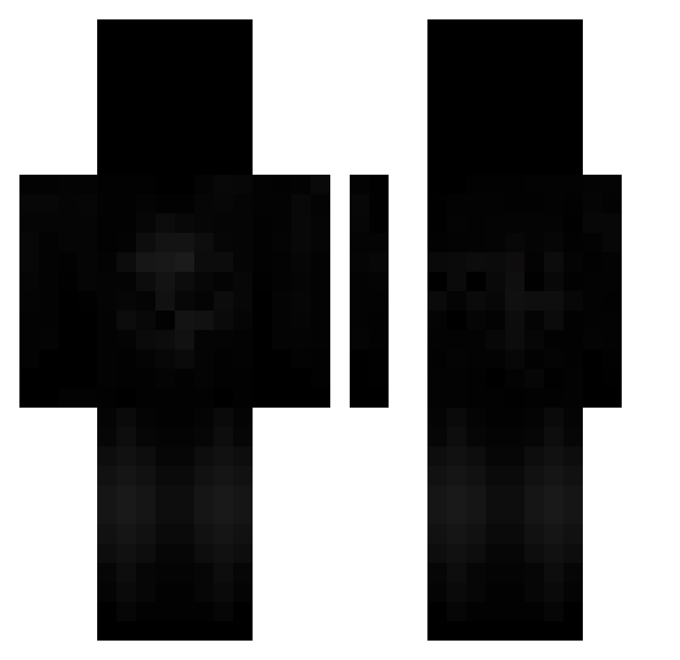 Red4Ik Minecraft skin, front and back view