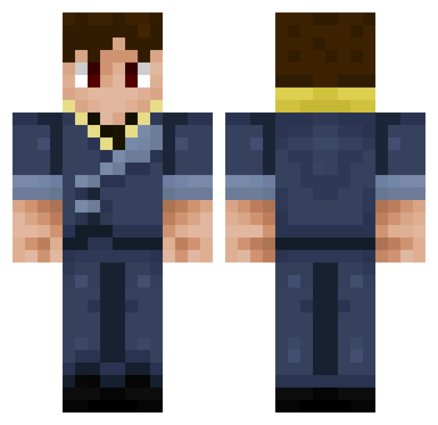 MarEk__CZE Minecraft skin, front and back view
