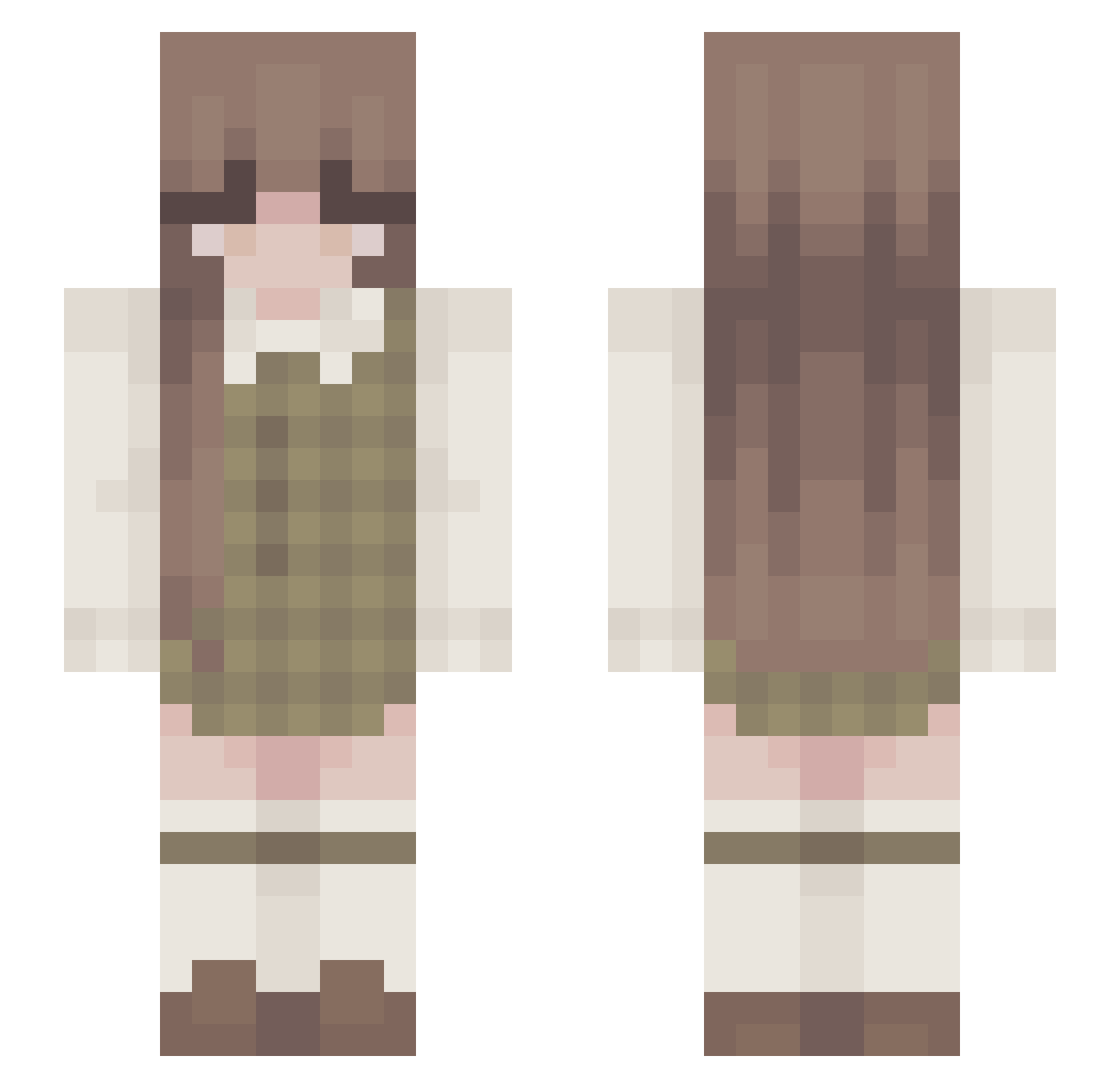 randalette_ong Minecraft skin, front and back view