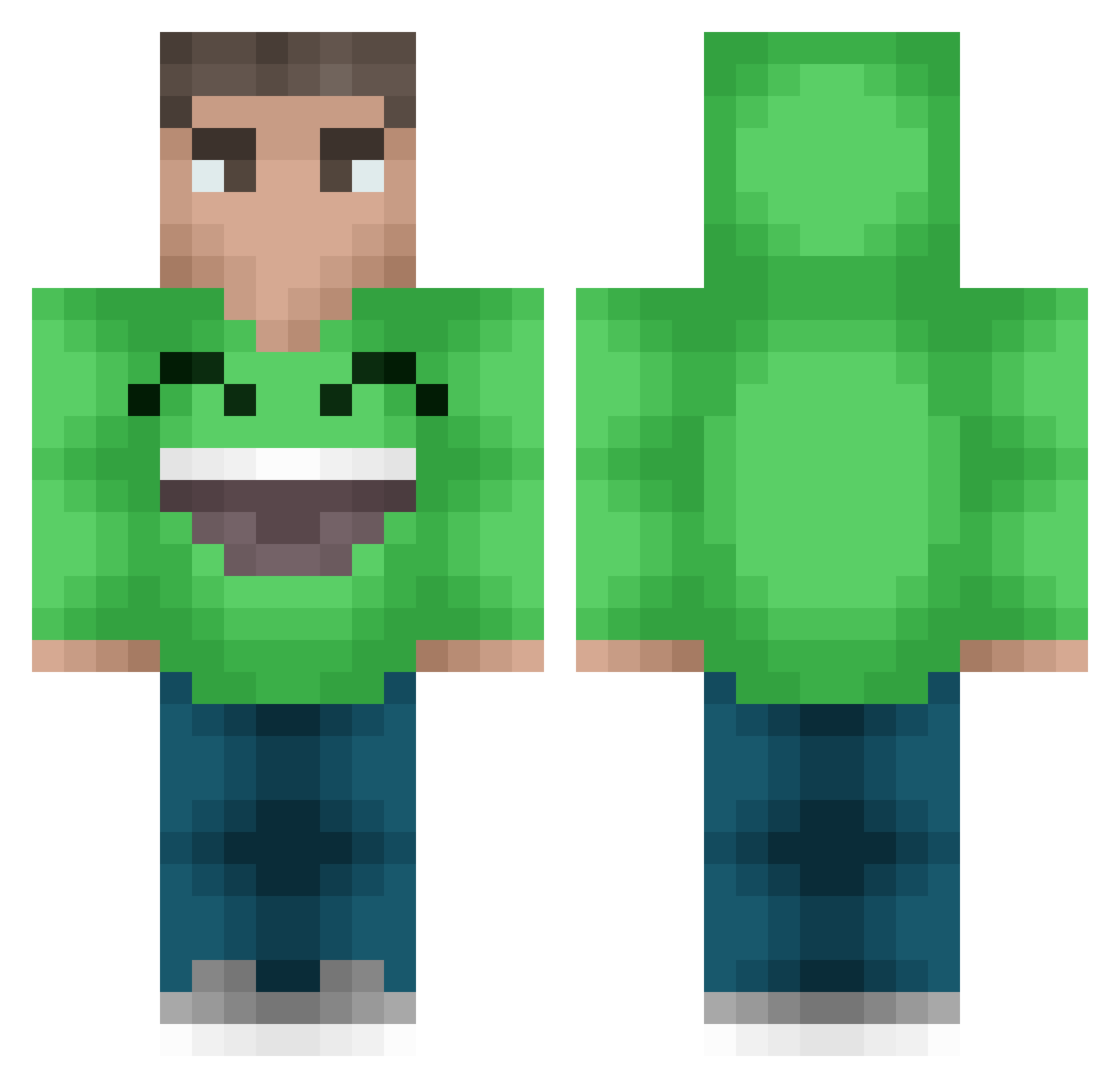 Conboy_94 Minecraft skin, front and back view
