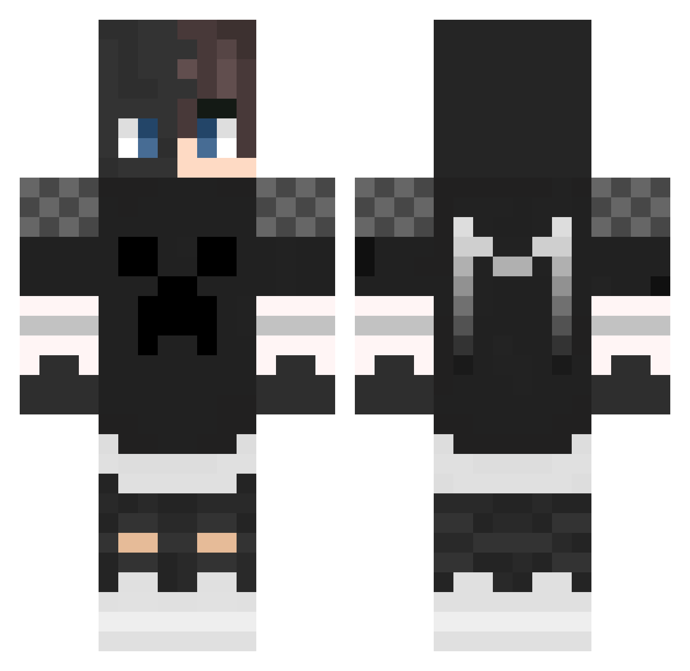 Martincraft7887 Minecraft skin, front and back view