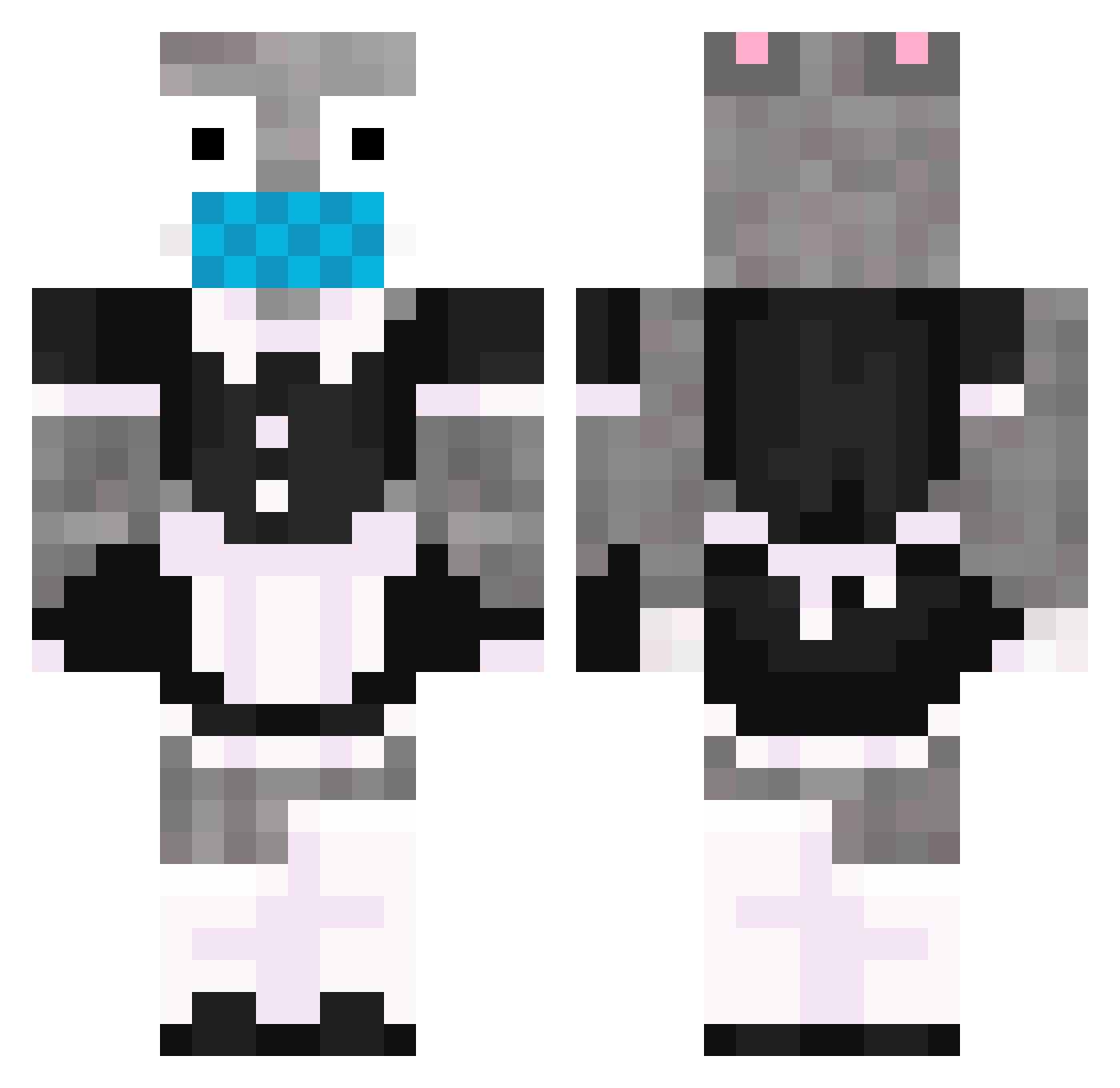 allisson123__ Minecraft skin, front and back view