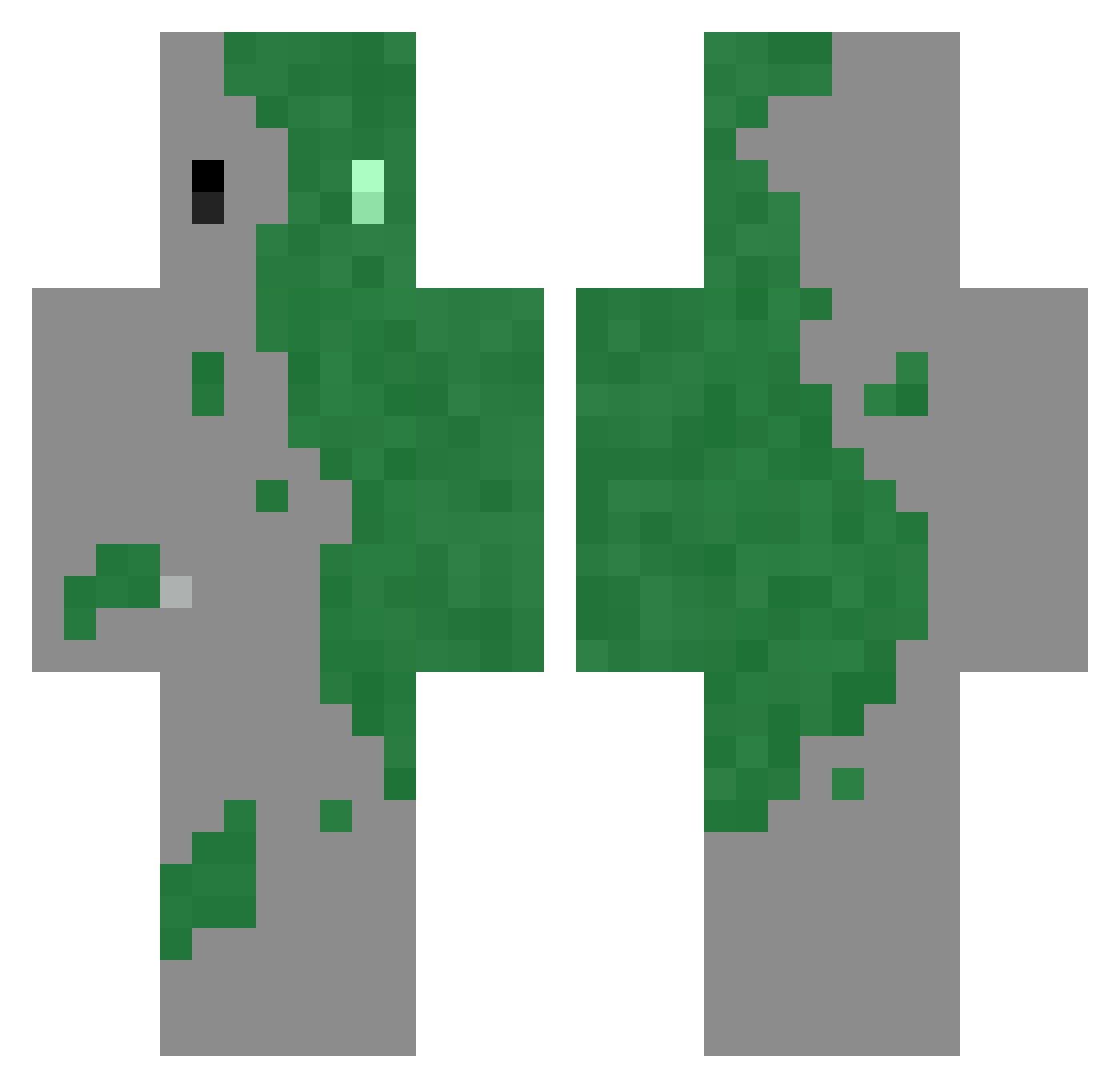 shaykarni Minecraft skin, front and back view