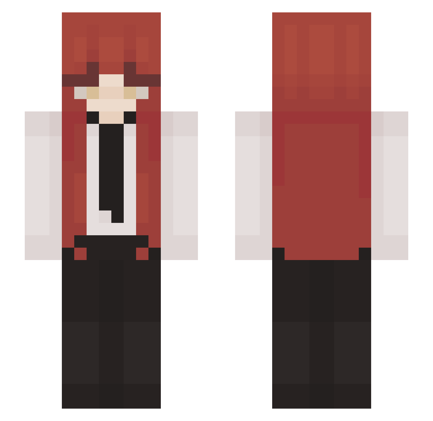 Tericco_ Minecraft skin, front and back view