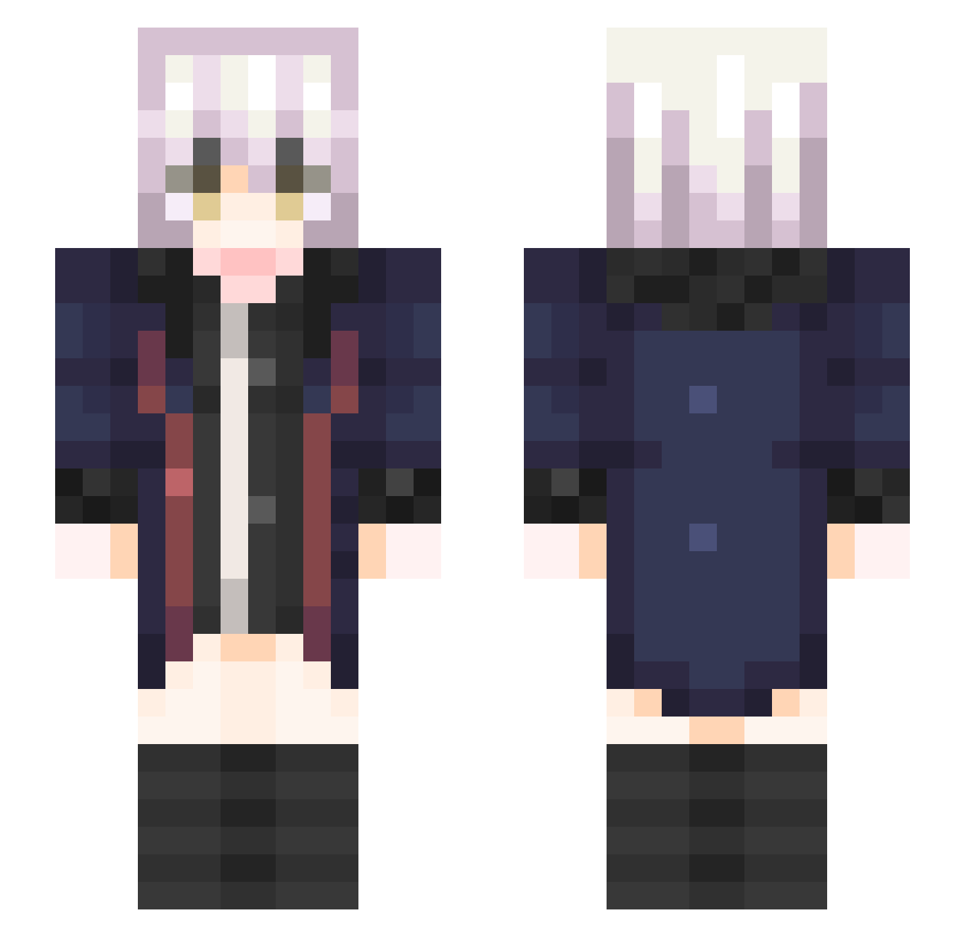 Taco_eater77 Minecraft skin, front and back view