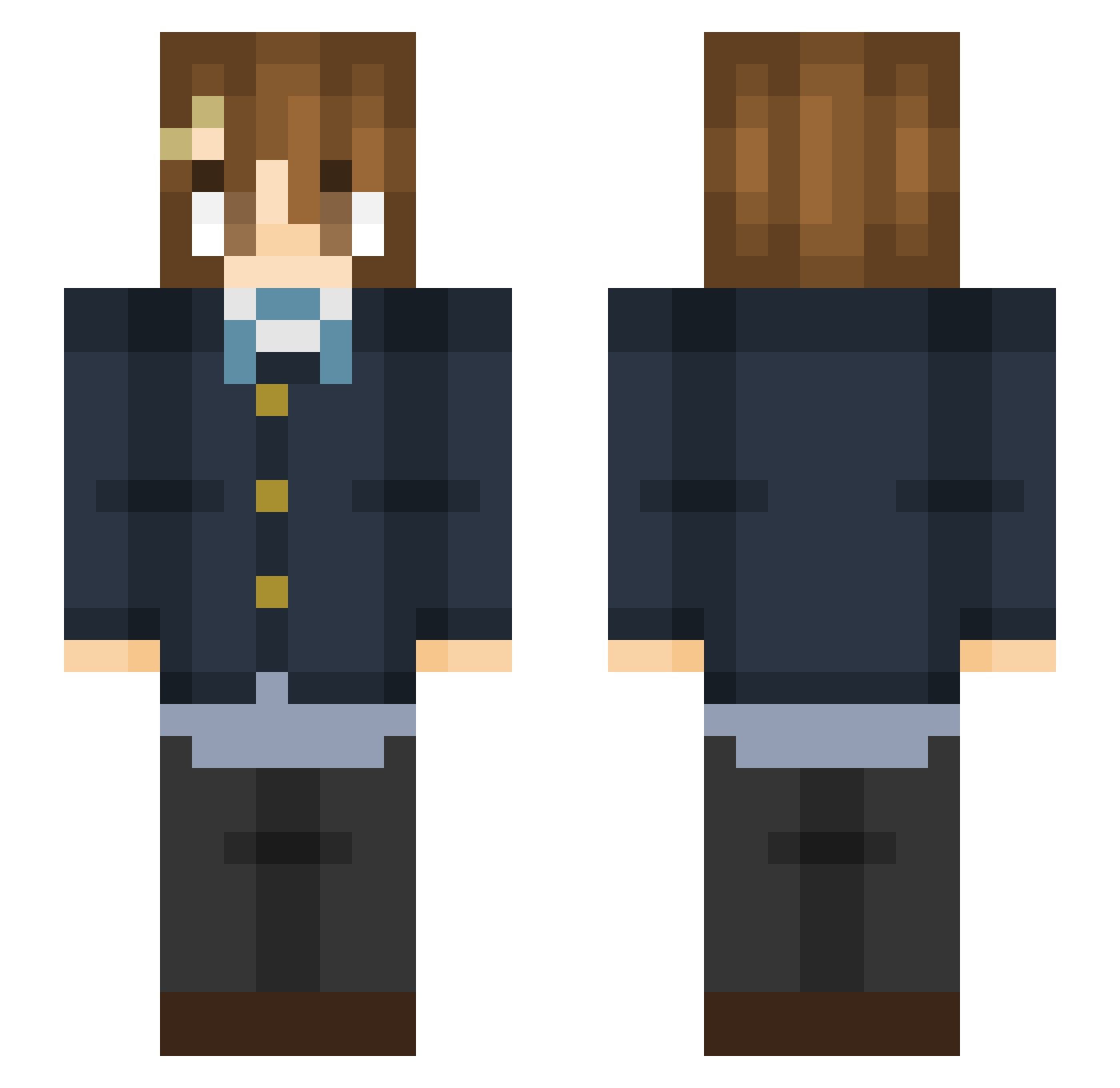 neonlolll Minecraft skin, front and back view