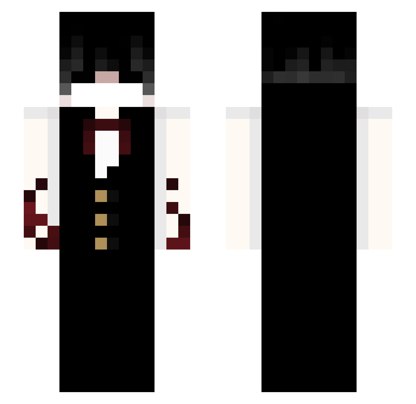 lynxtzy51 Minecraft skin, front and back view
