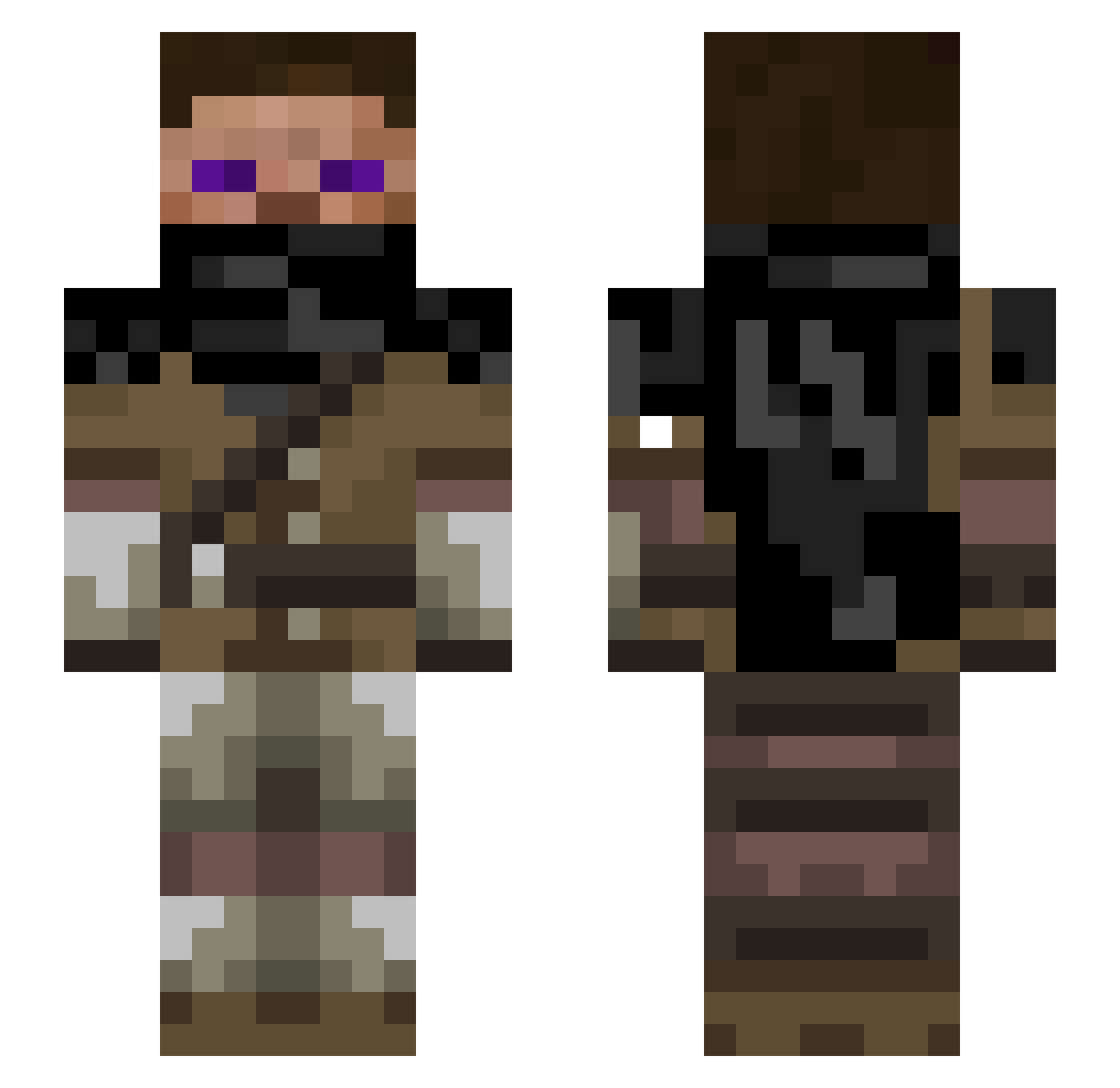 D4rk_Ov3rlord Minecraft skin, front and back view