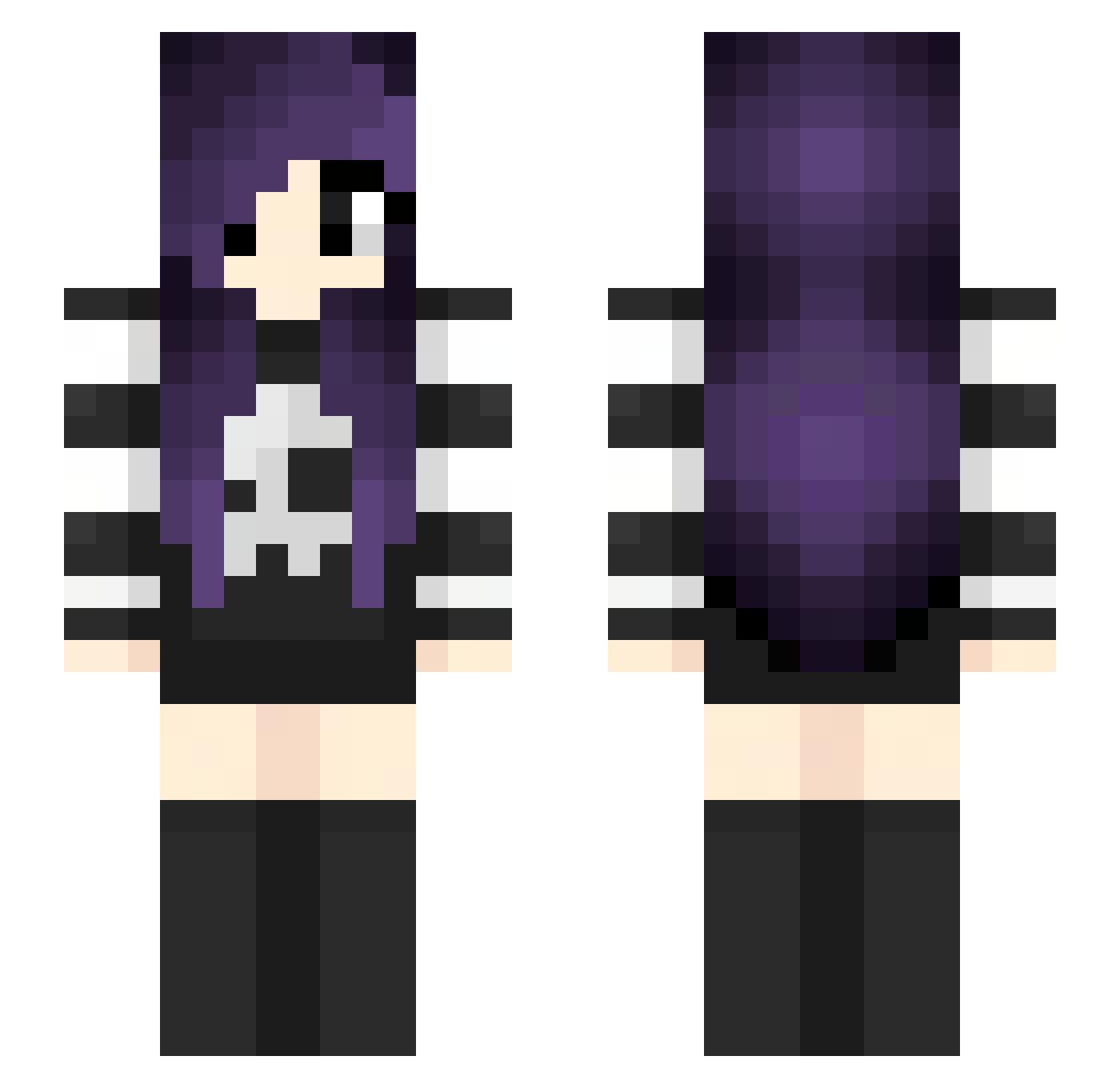 slayboyjano Minecraft skin, front and back view