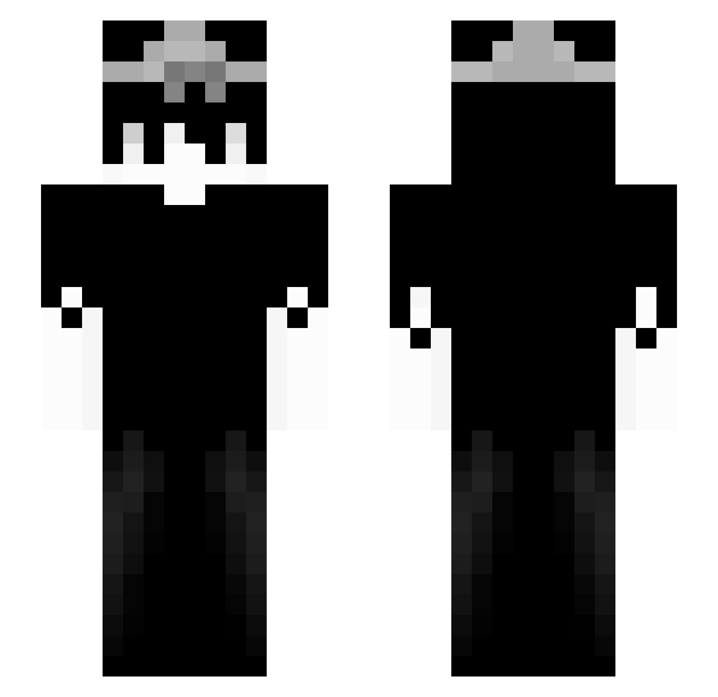 Vex_Yumm Minecraft skin, front and back view