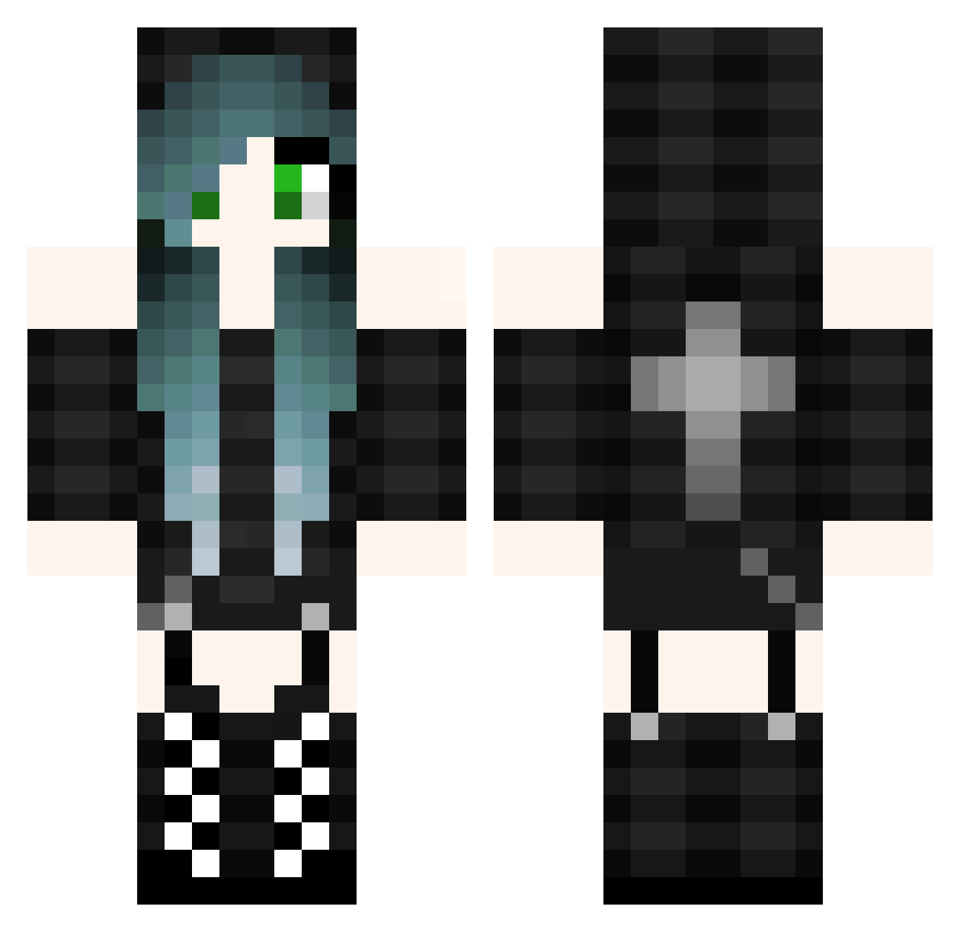 Consome_de_pollo Minecraft skin, front and back view