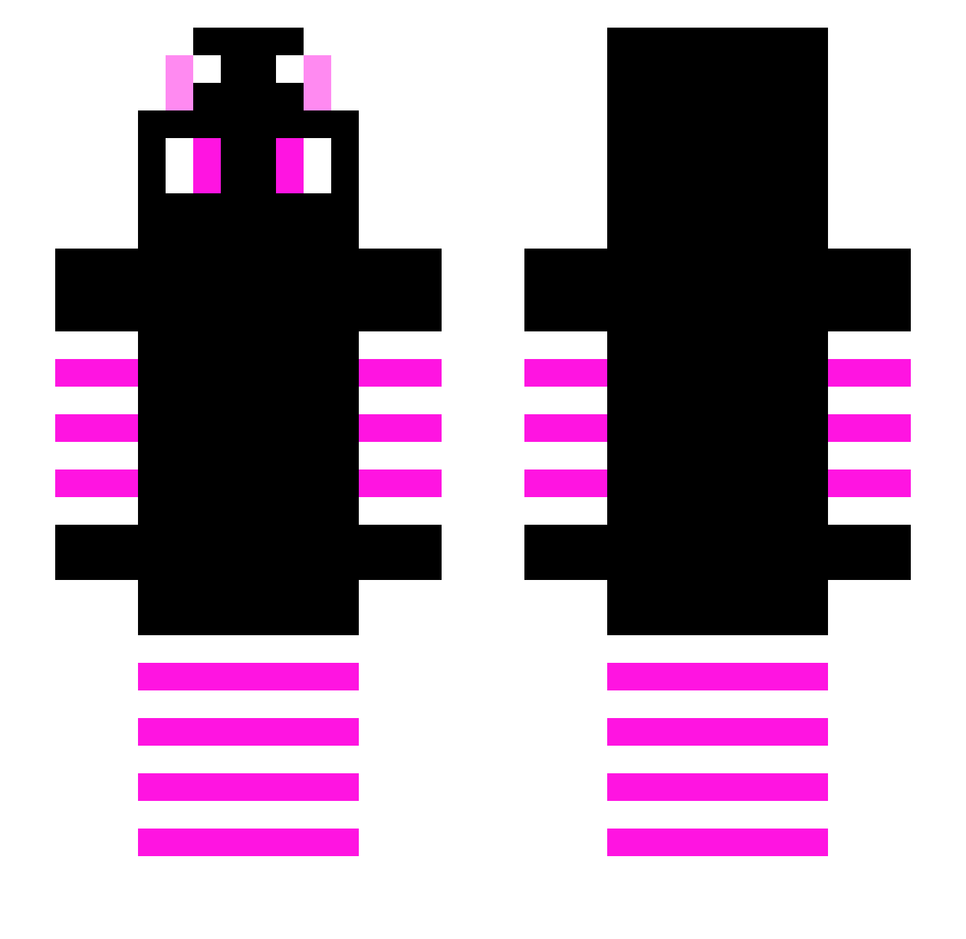 GarminenJr Minecraft skin, front and back view