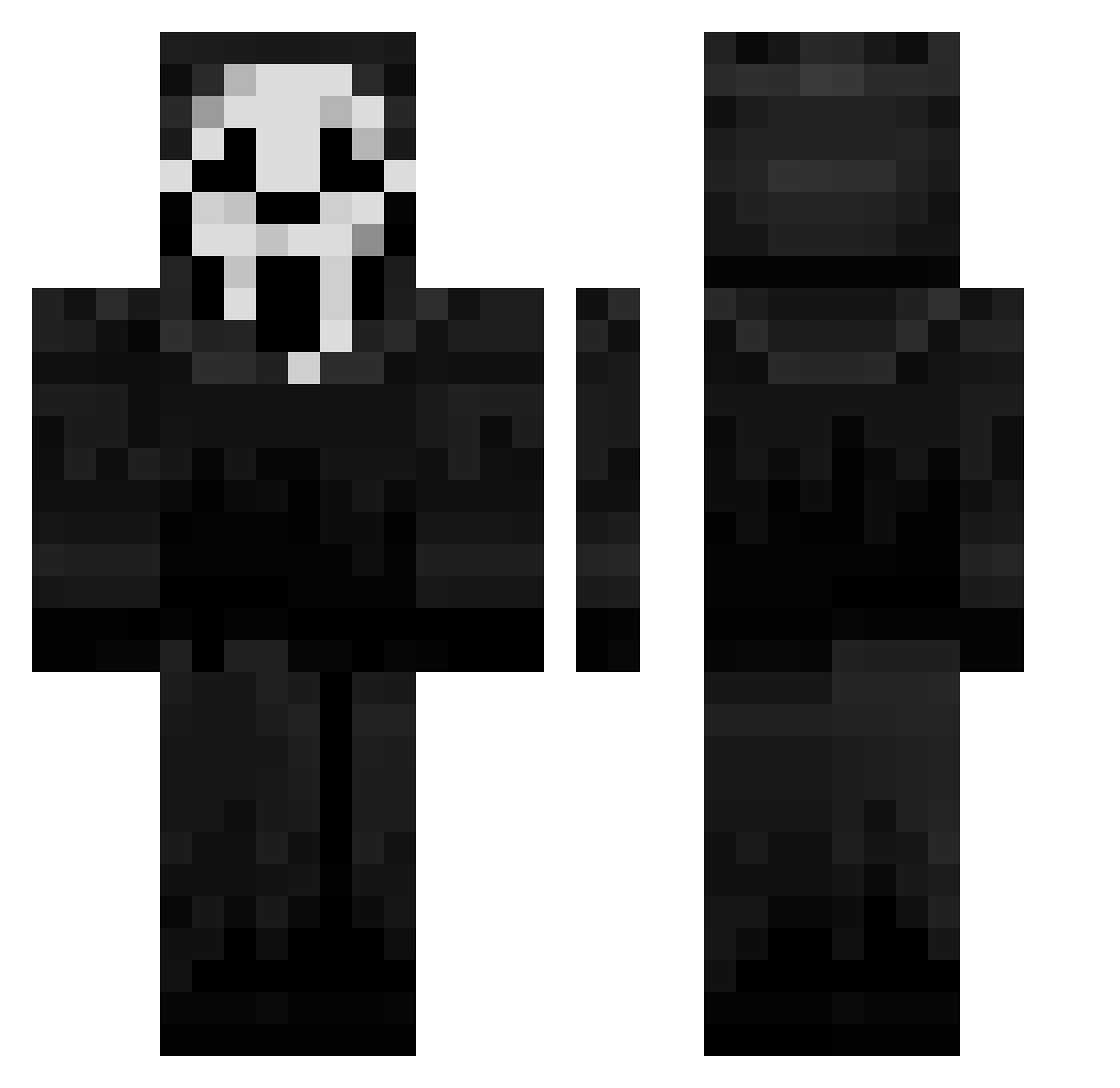 144hzjay Minecraft skin, front and back view