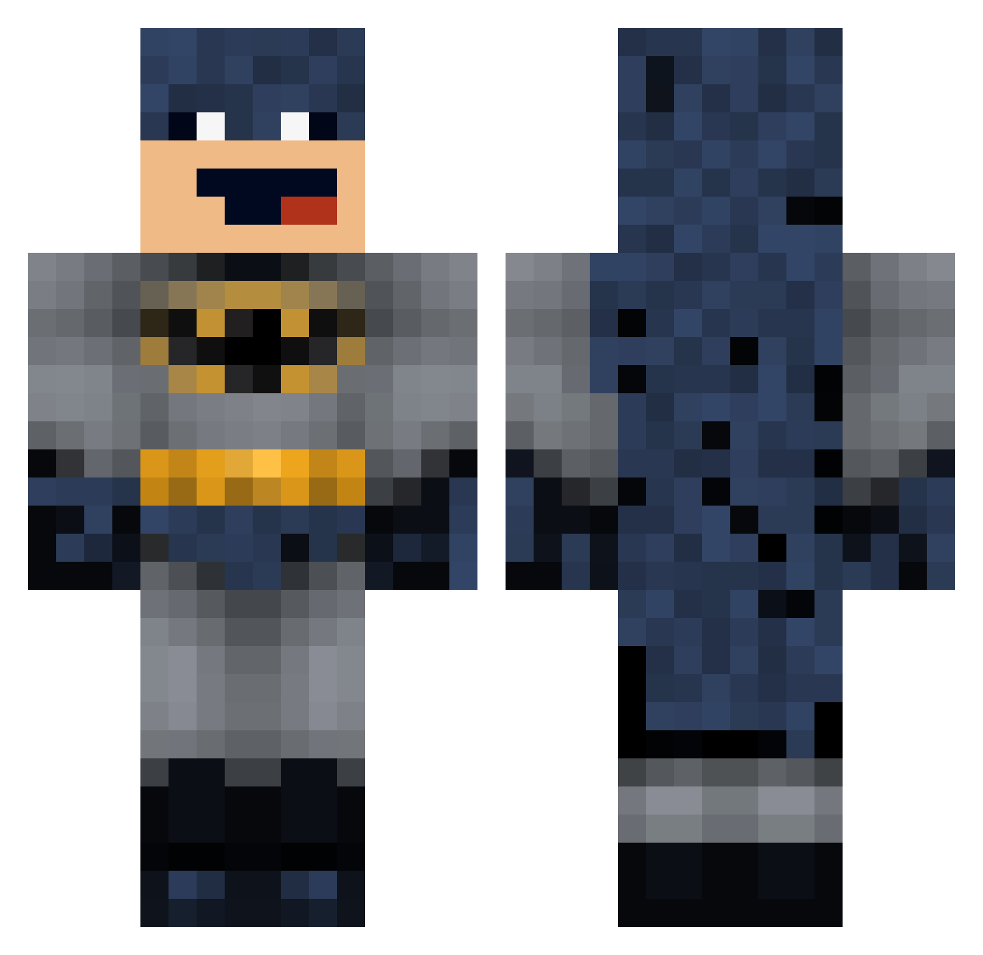 seannaa0 Minecraft skin, front and back view