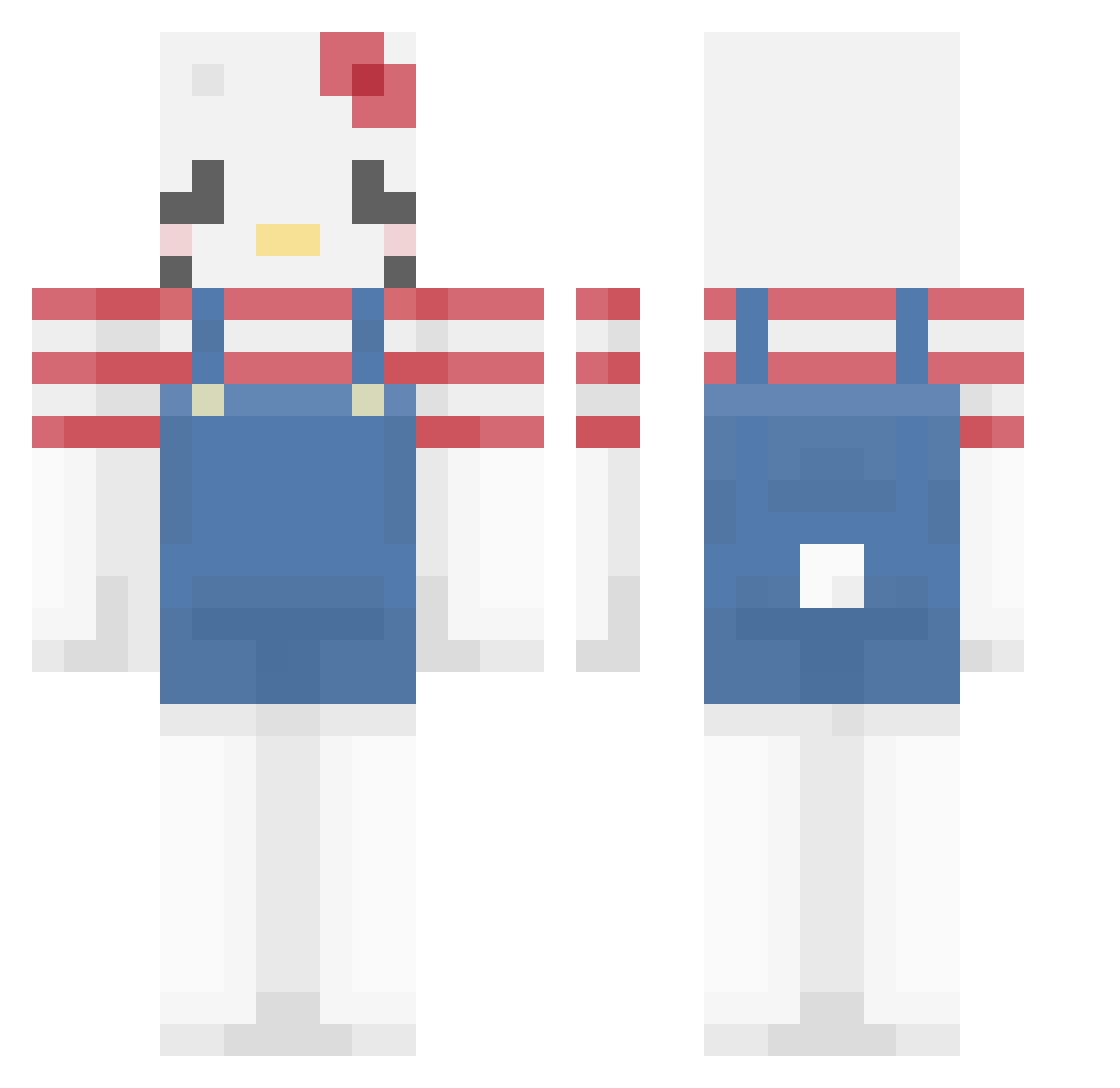 ScorpioJinx Minecraft skin, front and back view