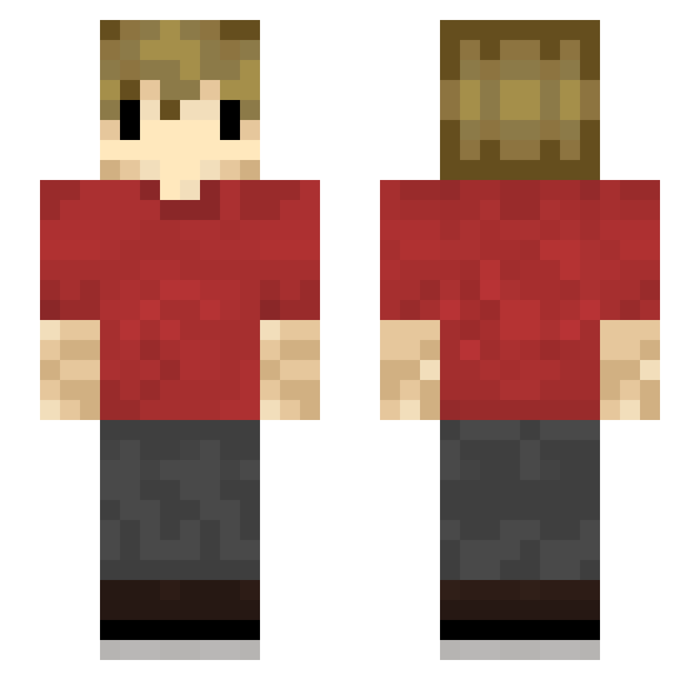 slof_ Minecraft skin, front and back view