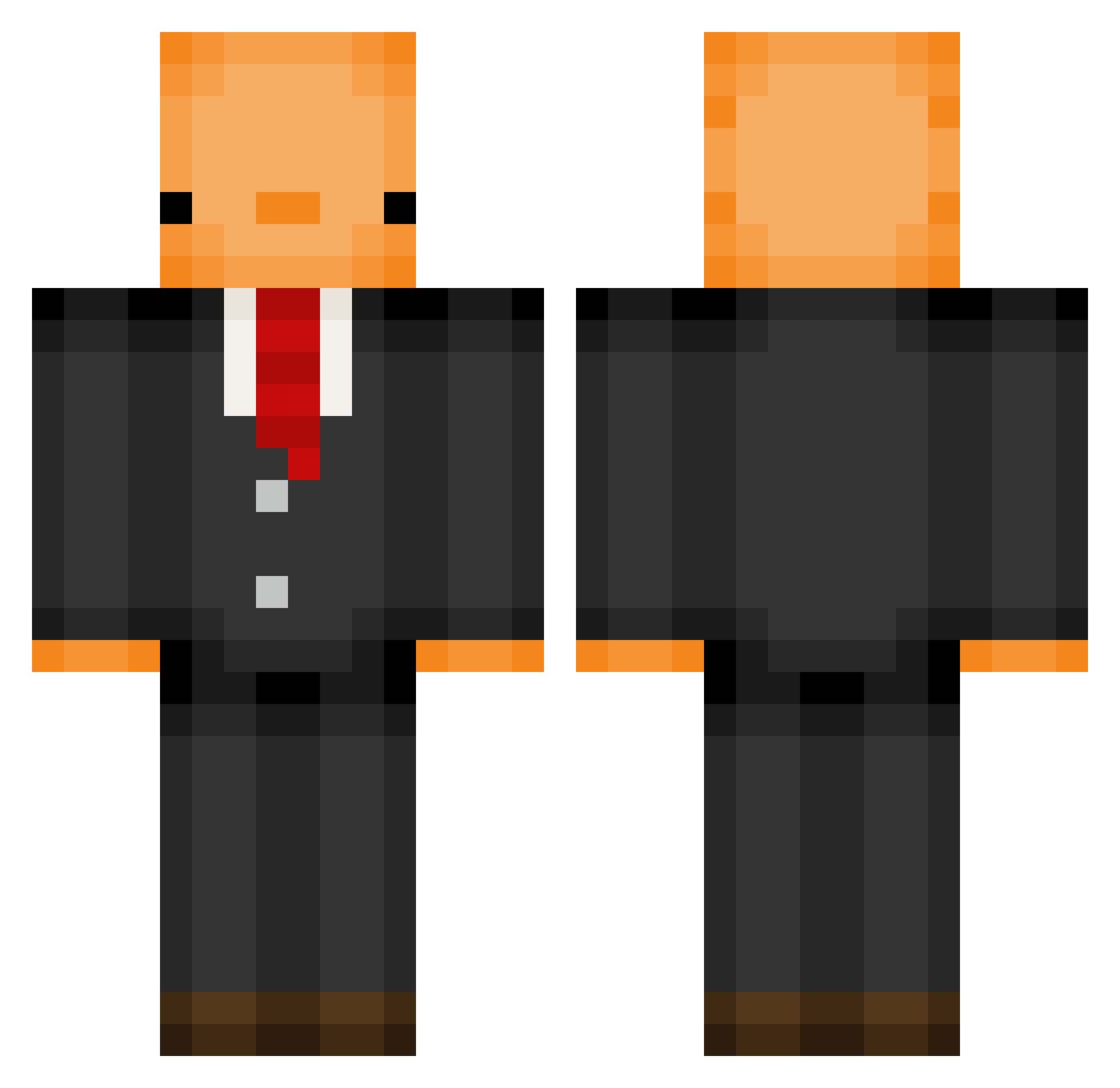 tay123456sdf Minecraft skin, front and back view