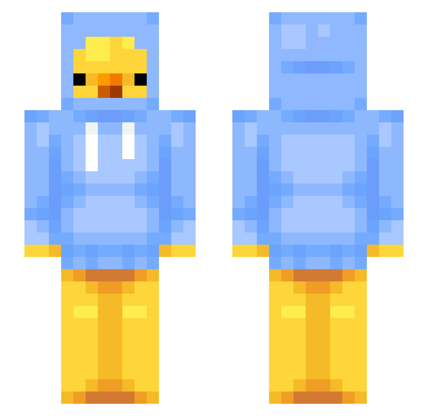 typifyyy Minecraft skin, front and back view