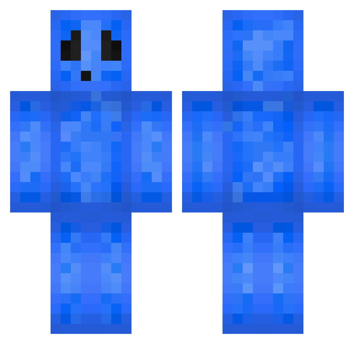 topcincocondones Minecraft skin, front and back view