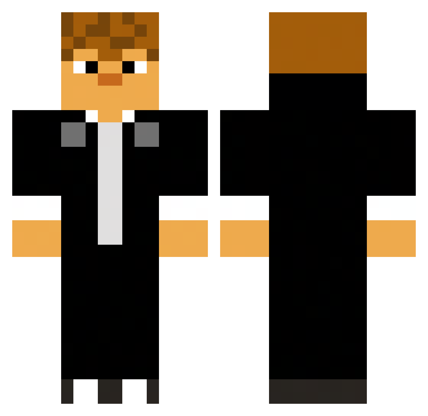 __GHOASTBEE__ Minecraft skin, front and back view