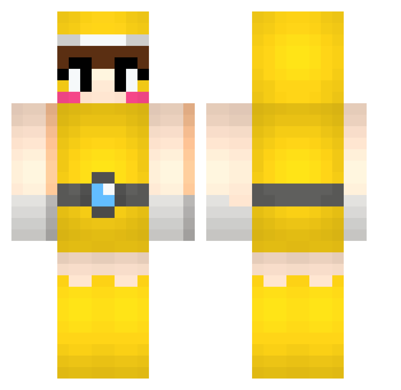 junseoh123 Minecraft skin, front and back view