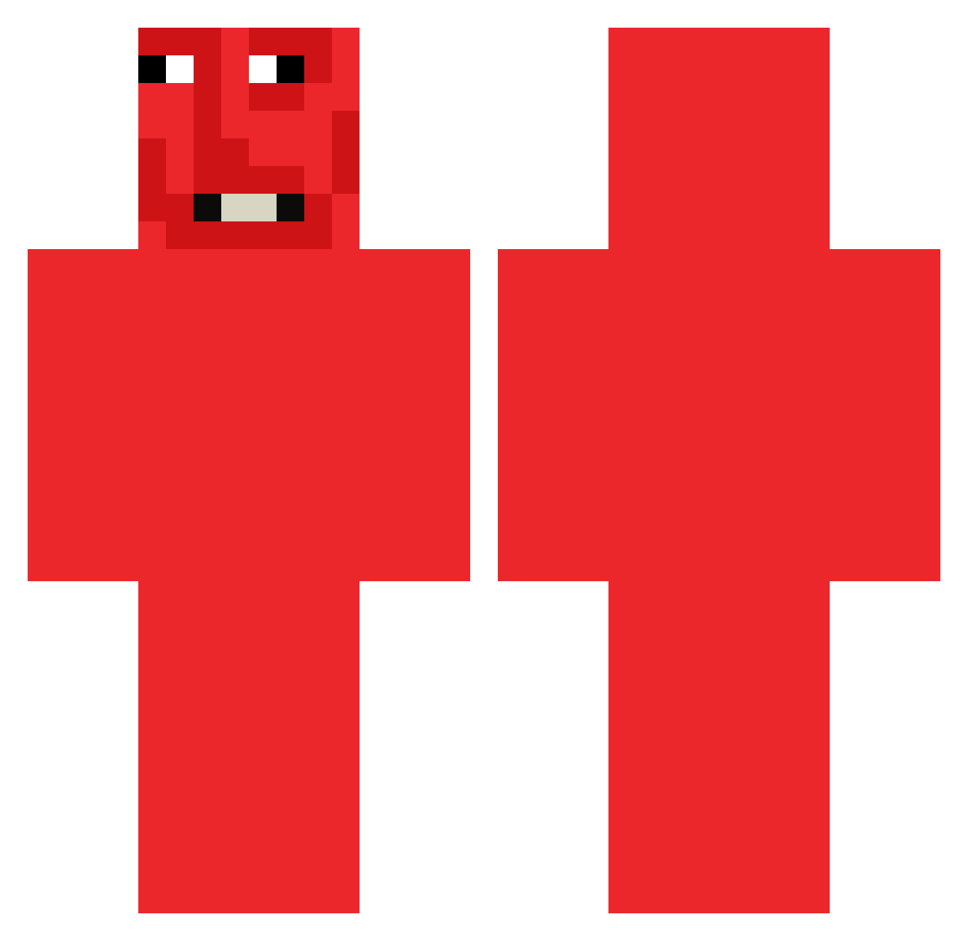 StrungTitan763 Minecraft skin, front and back view