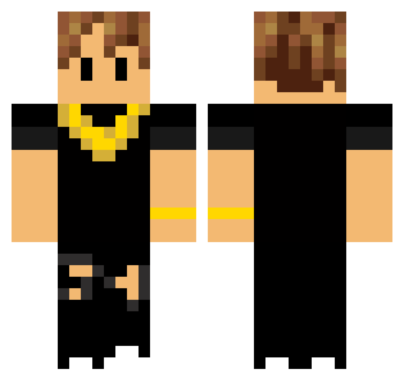 powerofduck_ Minecraft skin, front and back view