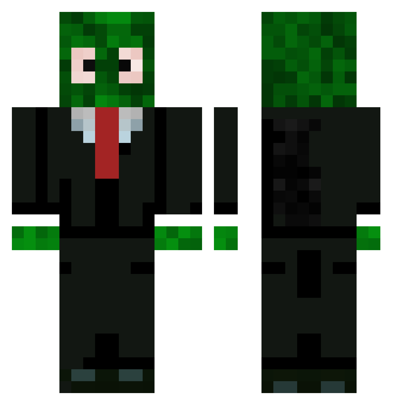 simp_destroyer20 Minecraft skin, front and back view