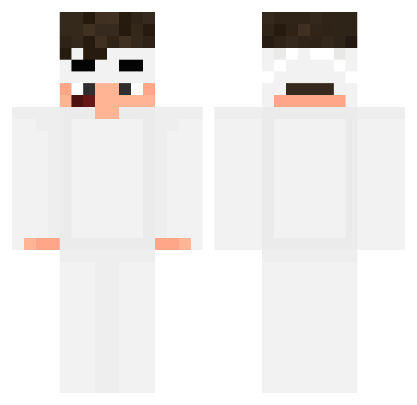 Mkzn_ Minecraft skin, front and back view