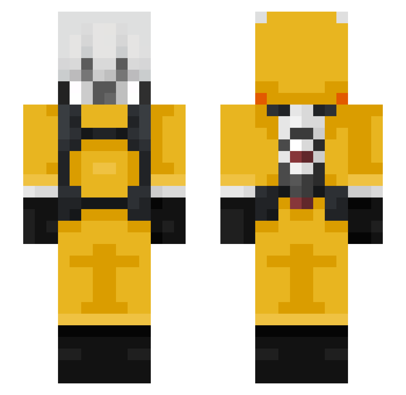 whycantwe Minecraft skin, front and back view