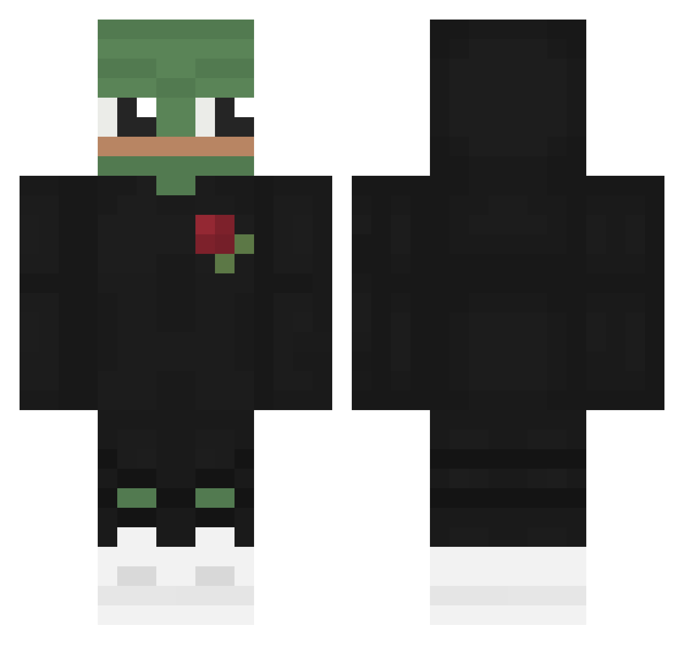 integralviolet Minecraft skin, front and back view