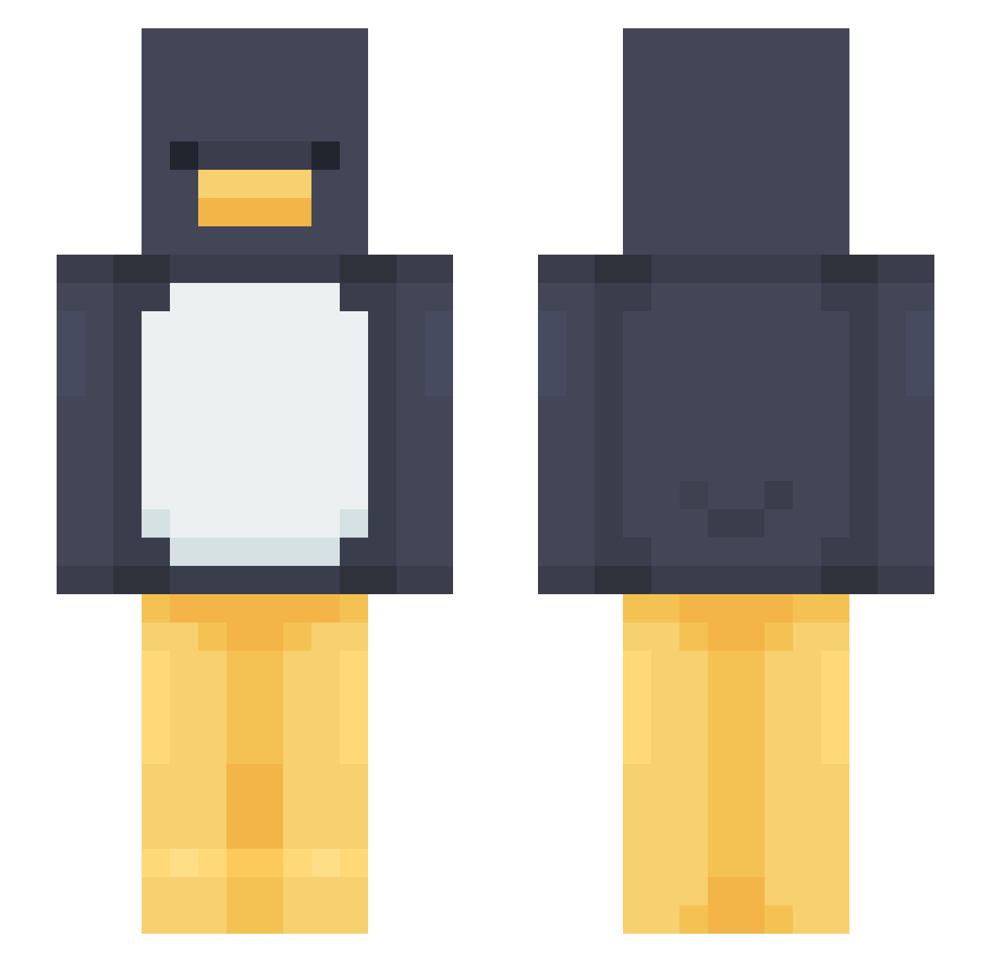 smoothcoco Minecraft skin, front and back view