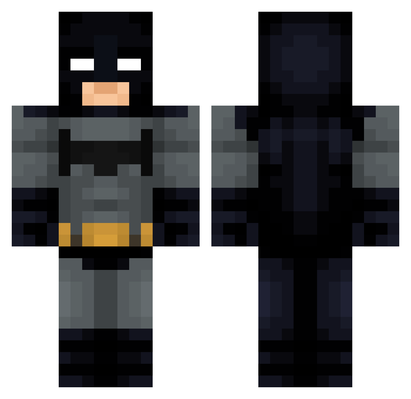 tintin76170 Minecraft skin, front and back view